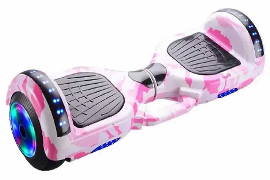 HOVERBOARD 2-WHEEL BALANCED ELECTRIC SCOOTER 2024 SAMSUNG LG BATTERY White pink