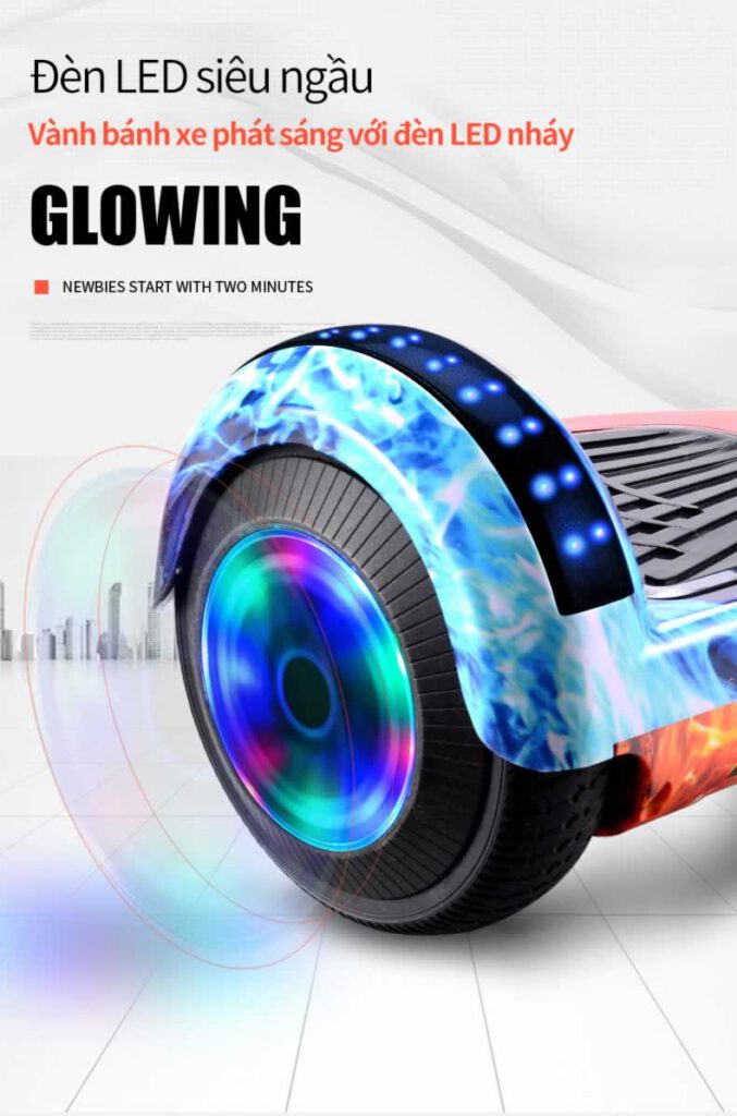 HOVERBOARD 2-WHEEL BALANCED ELECTRIC SCOOTER 2024 SAMSUNG LG BATTERY Full led light